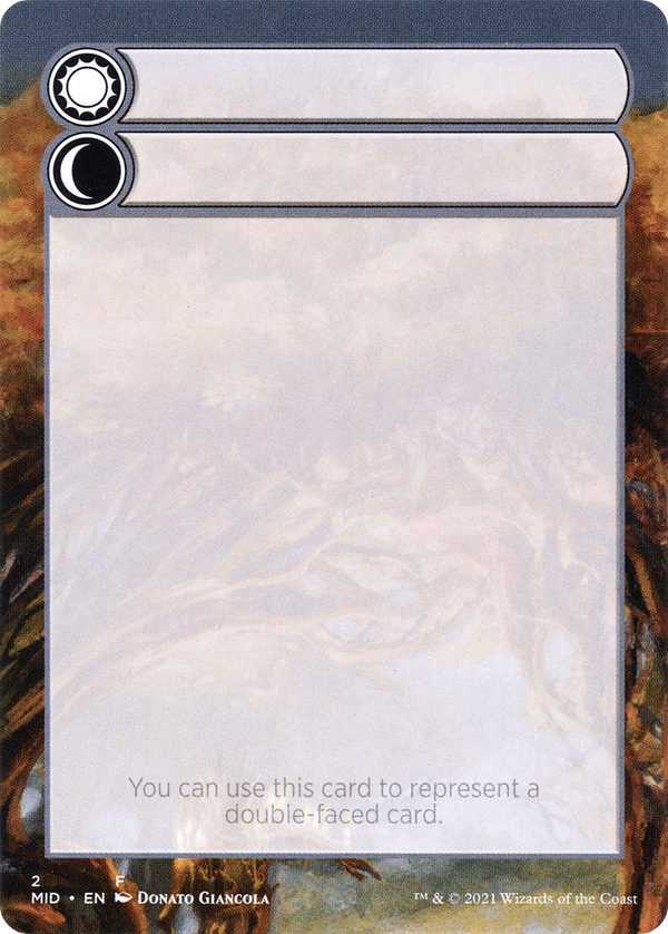 Double-Faced Substitute Card (SMID-002) - Innistrad: Midnight Hunt Substitute Cards (Borderless)