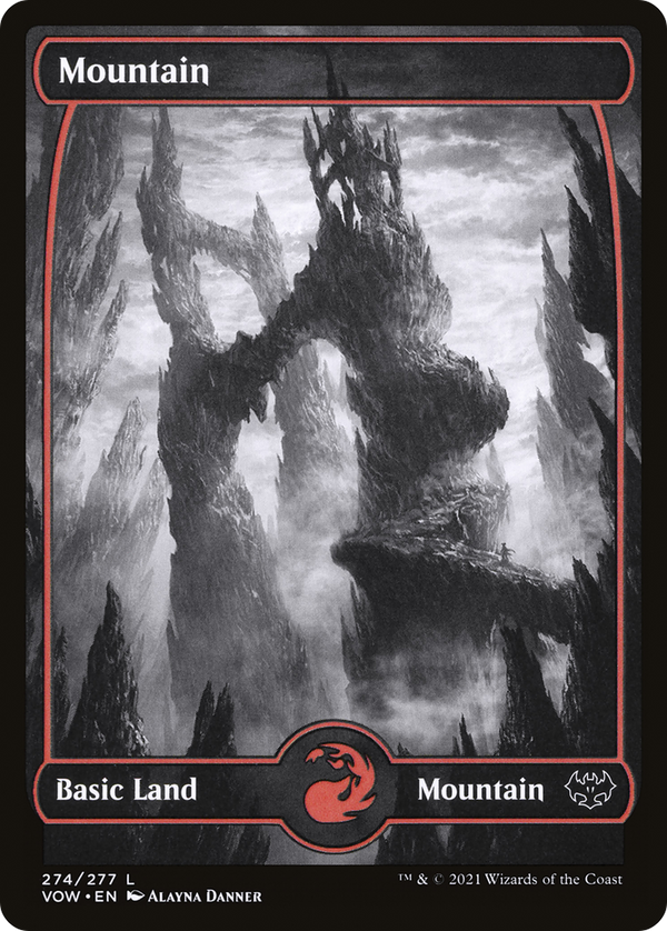 Mountain (274) (VOW-274) - Innistrad: Crimson Vow: (Showcase) Foil