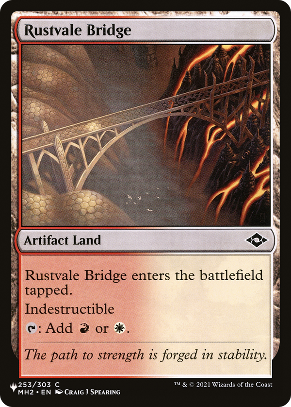 Rustvale Bridge (LIST-MH2-253) - The List