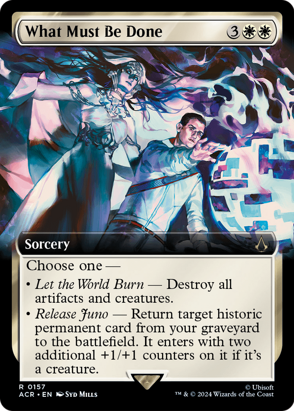 What Must Be Done (Extended Art) (ACR-157) - Assassin's Creed: (Extended Art) Foil