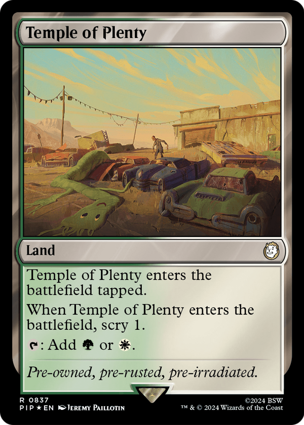 Temple of Plenty (Surge Foil) (PIP-837) - Fallout Foil