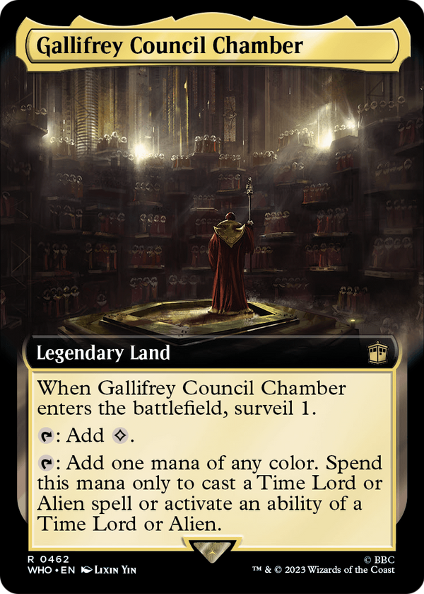 Gallifrey Council Chamber (Extended Art) (WHO-462) - Doctor Who: (Extended Art)