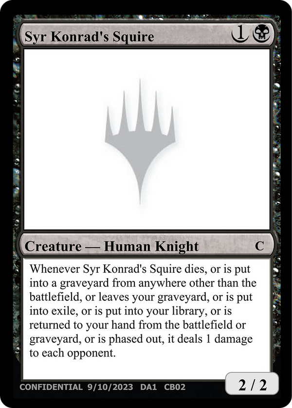 Syr Konrad's Squire (UNK-) - Unknown Event
