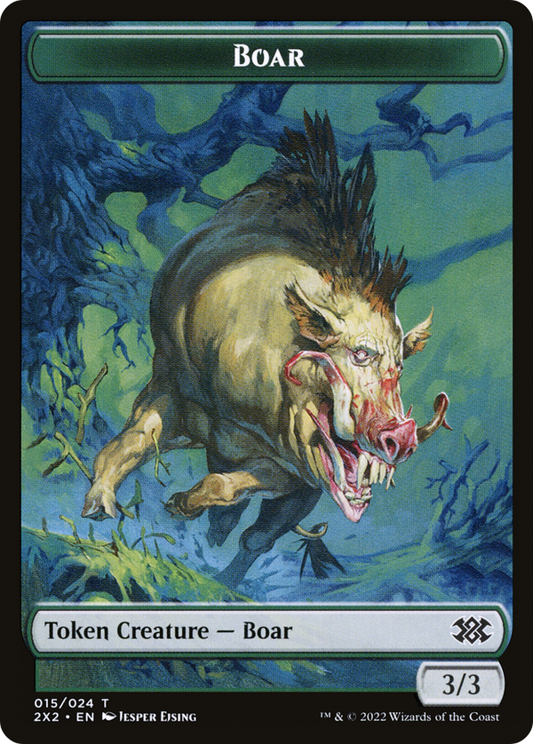 Boar (T2X2-015) - Double Masters 2022 Tokens Foil