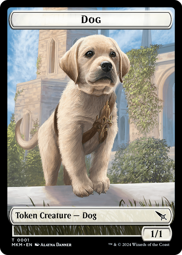 Dog (TMKM-001) - Murders at Karlov Manor Tokens