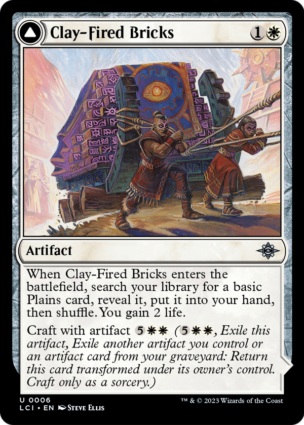 Clay-Fired Bricks (LCI-006) - The Lost Caverns of Ixalan Foil