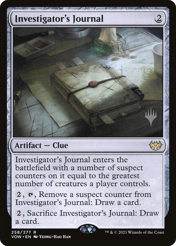 Investigator's Journal (PPNEO-) - Innistrad: Crimson Vow Promos Foil