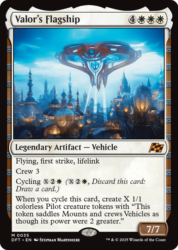 Valor's Flagship (DFT-035) - Aetherdrift Foil