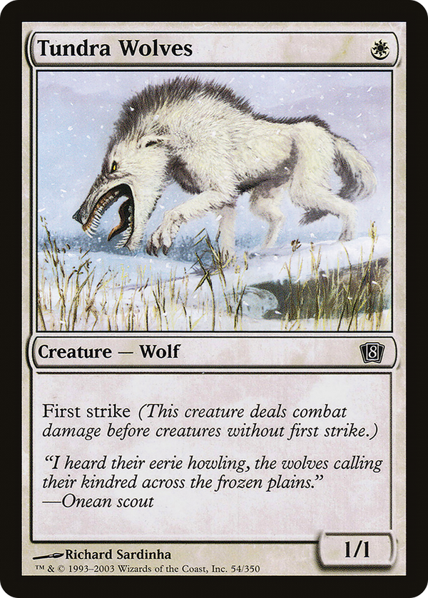 Tundra Wolves (8ED-054) - 8th Edition Foil