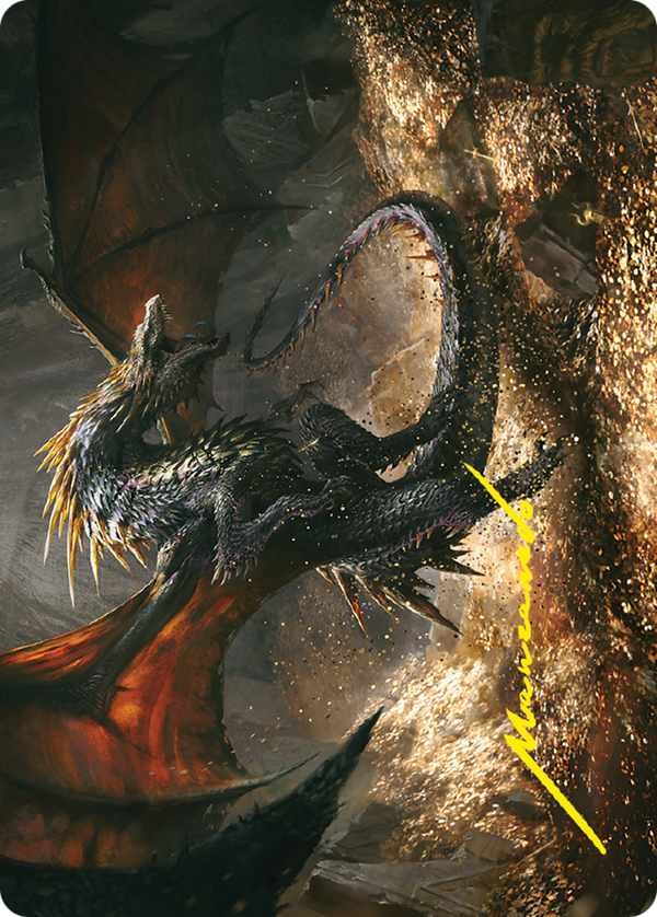 Cavern-Hoard Dragon // Cavern-Hoard Dragon (ALTR-061) - Tales of Middle-earth Art Series (Borderless)