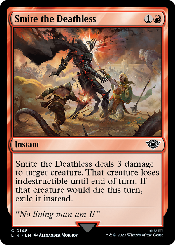 Smite the Deathless (LTR-148) - The Lord of the Rings: Tales of Middle-earth Foil