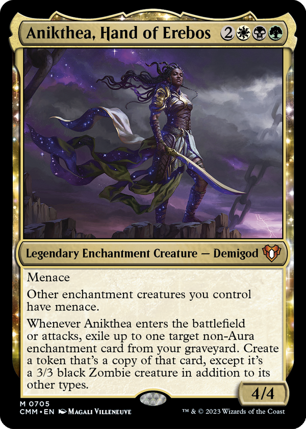 Anikthea, Hand of Erebos (CMM-705) - Commander Masters: (enchantment) Foil