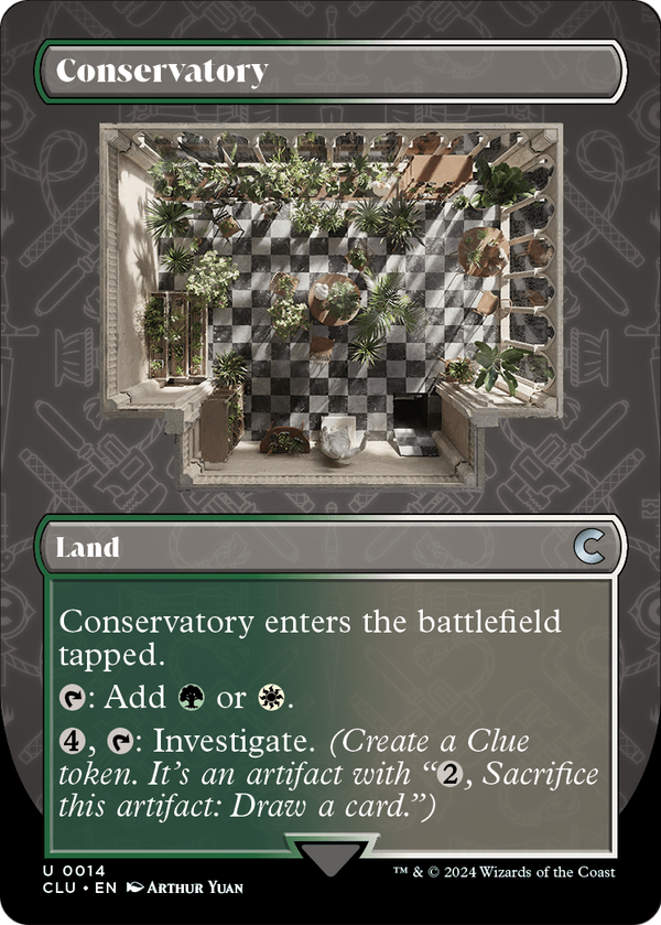 Conservatory (Borderless) (CLU-014) - Ravnica: Clue Edition
