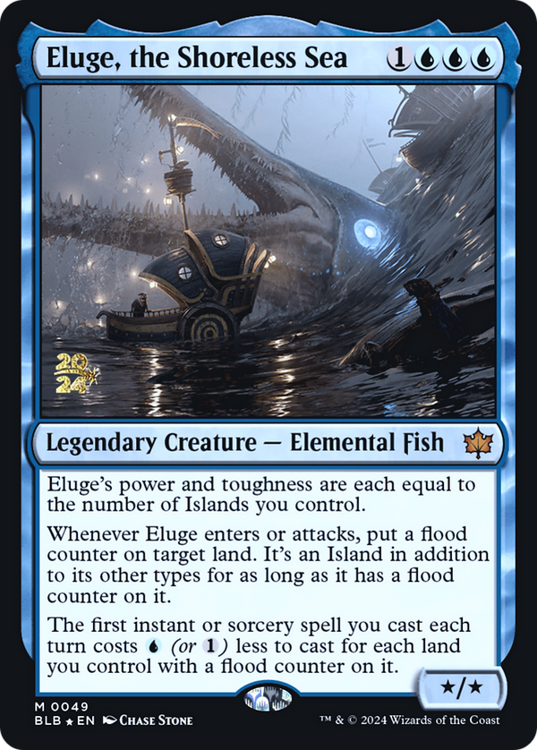 Eluge, the Shoreless Sea (PRE-049) - Bloomburrow Promos Foil
