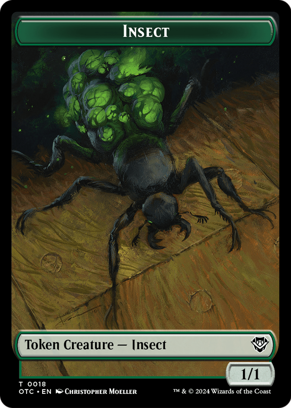 Insect (TOTC-018) - Outlaws of Thunder Junction Commander Tokens Foil