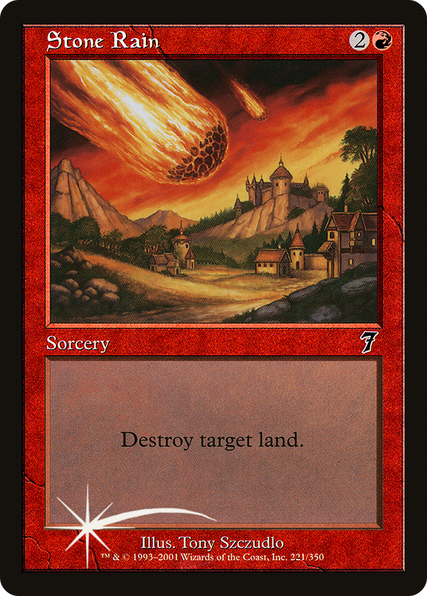 Stone Rain (7ED-221★) - 7th Edition Foil