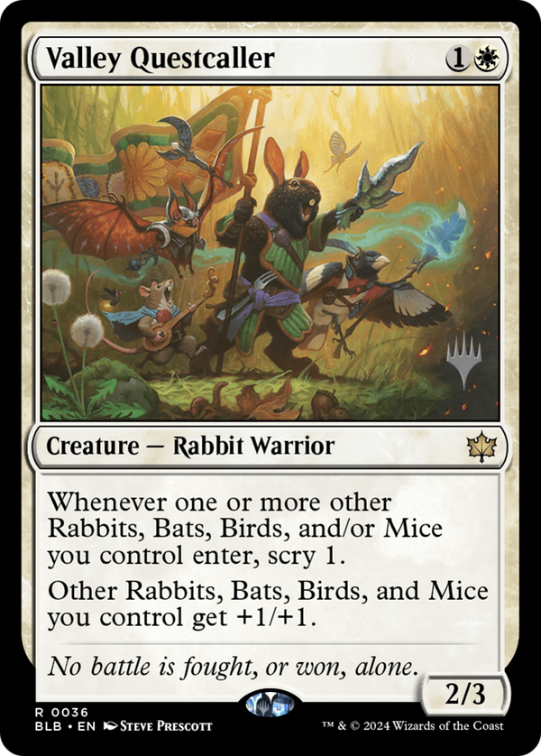 Valley Questcaller (PPBLB-036) - Bloomburrow Promos