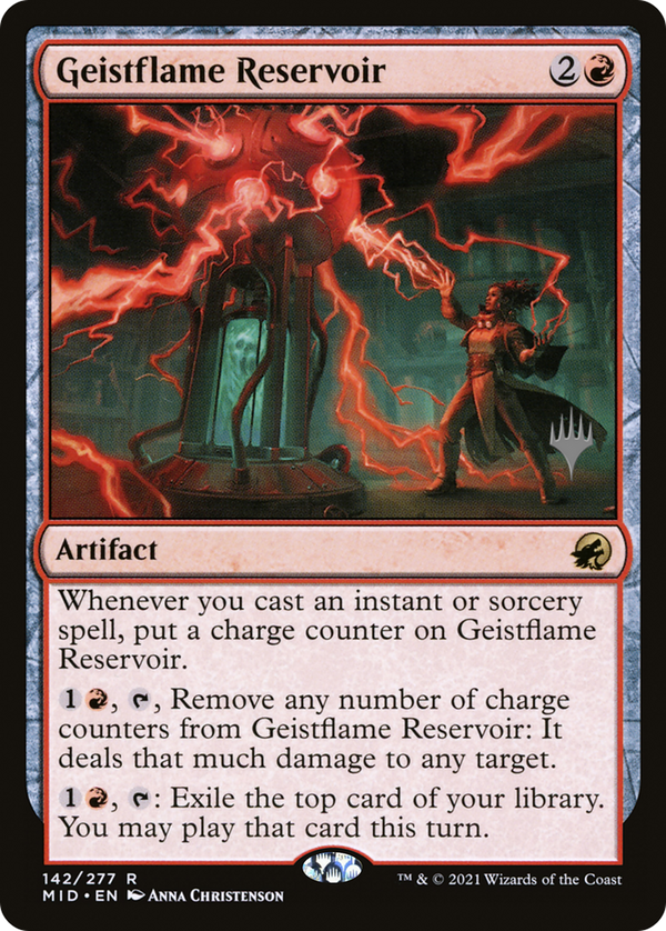 Geistflame Reservoir (PPMID-142) - Innistrad: Midnight Hunt Promos Foil