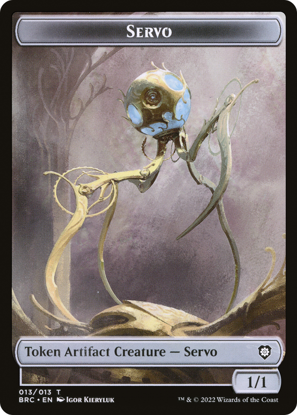 Servo (TBRC-013) - The Brothers' War Commander Tokens Foil