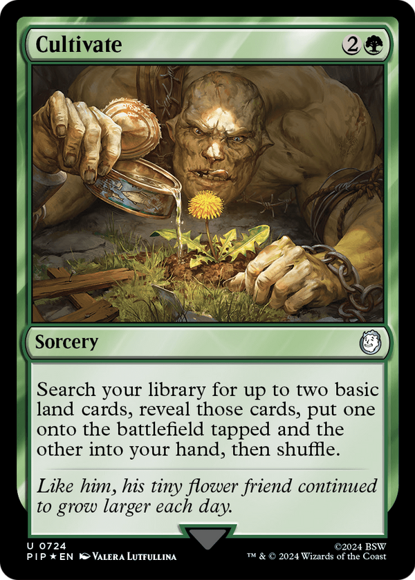 Cultivate (Surge Foil) (PIP-724) - Fallout Foil