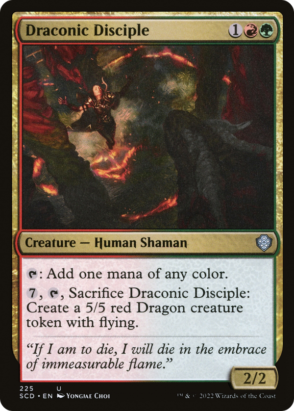 Draconic Disciple (SCD-225) - Starter Commander Decks