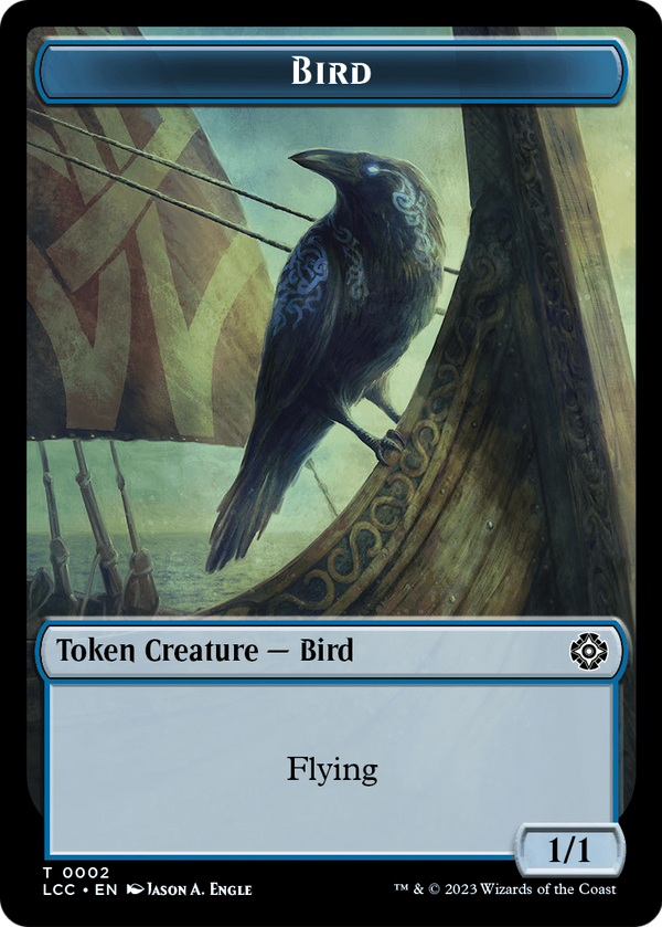 Bird (TLCC-002) - The Lost Caverns of Ixalan Commander Tokens