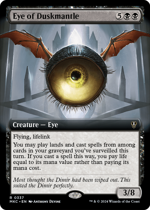 Eye of Duskmantle (Extended Art) (MKC-337) - Murders at Karlov Manor Commander: (Extended Art)