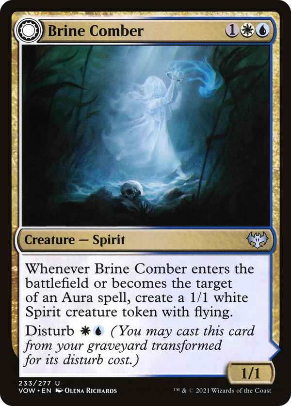 Brine Comber (VOW-233) - Innistrad: Crimson Vow: (Double Faced Transform) Foil