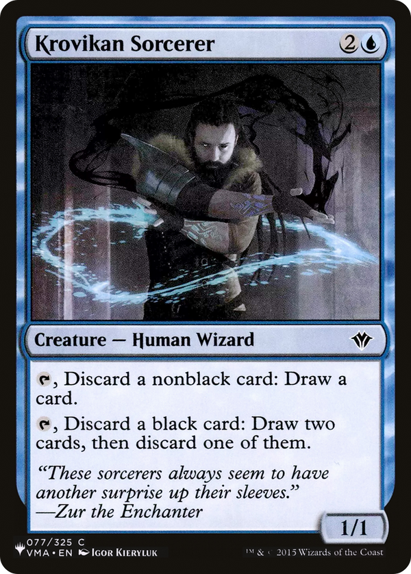 Krovikan Sorcerer (LIST-VMA-77) - The List