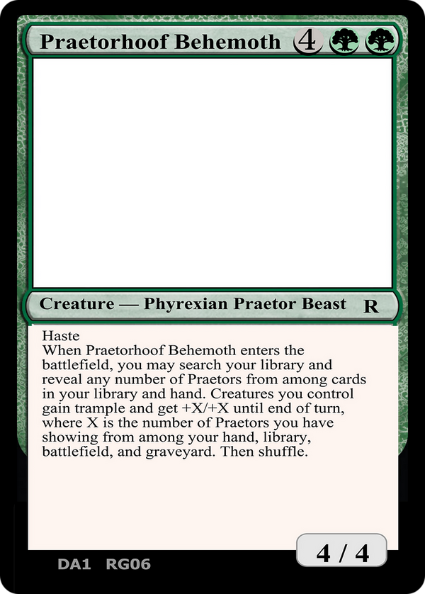 Praetorhoof Behemoth (UNK-) - Unknown Event