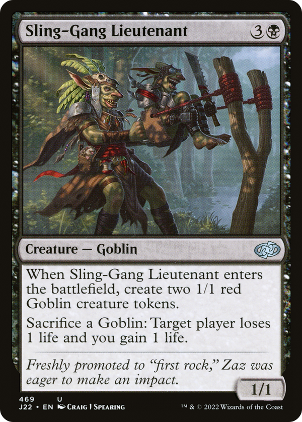 Sling-Gang Lieutenant (J22-469) - Jumpstart 2022