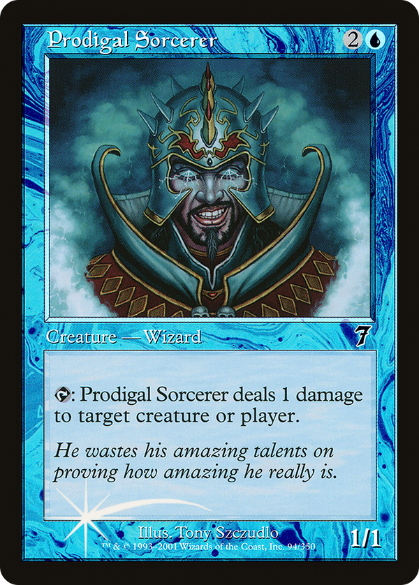Prodigal Sorcerer (7ED-94★) - 7th Edition Foil