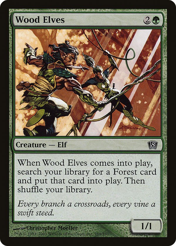 Wood Elves (8ED-289) - 8th Edition Foil
