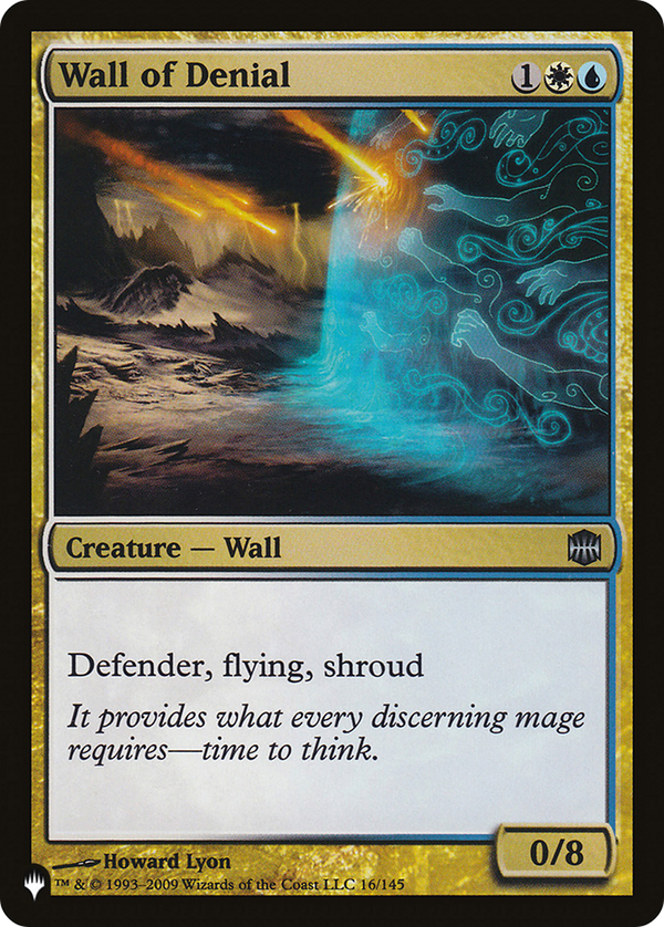 Wall of Denial (LIST-ARB-16) - The List