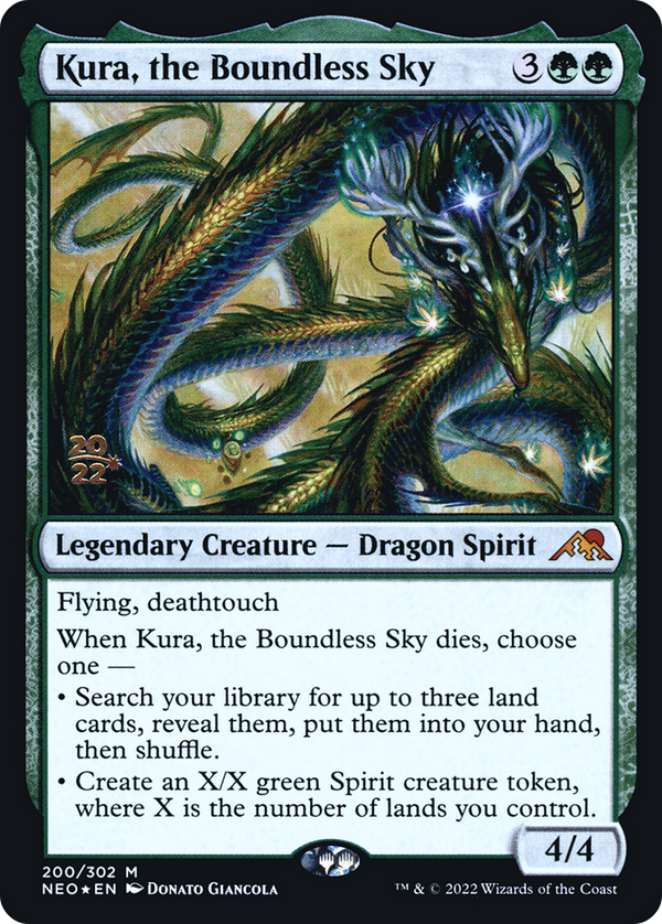 Kura, the Boundless Sky (PRE-200) - Kamigawa: Neon Dynasty Promos Foil