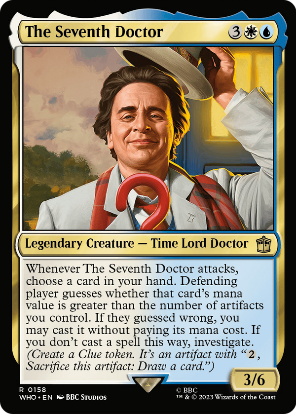 The Seventh Doctor (WHO-158) - Doctor Who Foil
