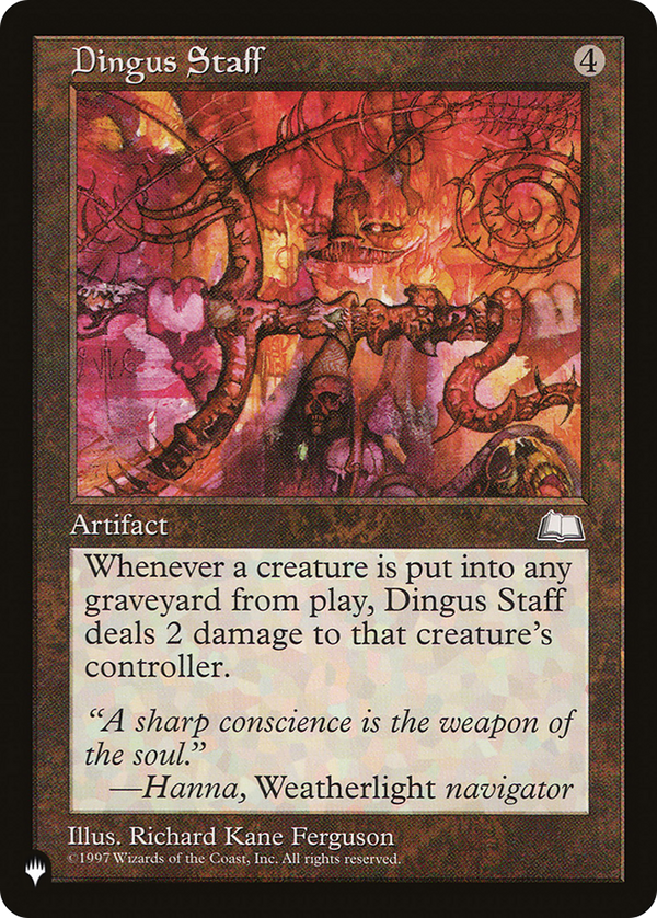 Dingus Staff (LIST-WTH-149) - The List
