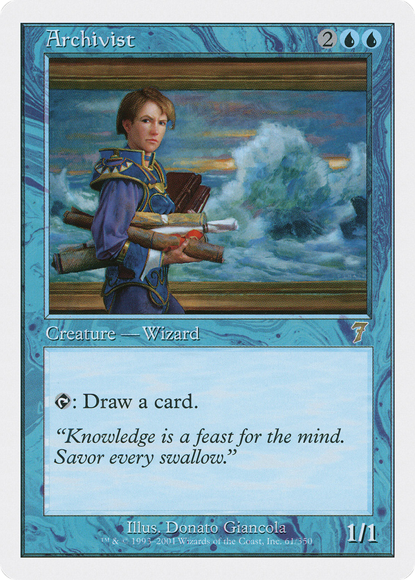 Archivist (7ED-061) - 7th Edition Foil