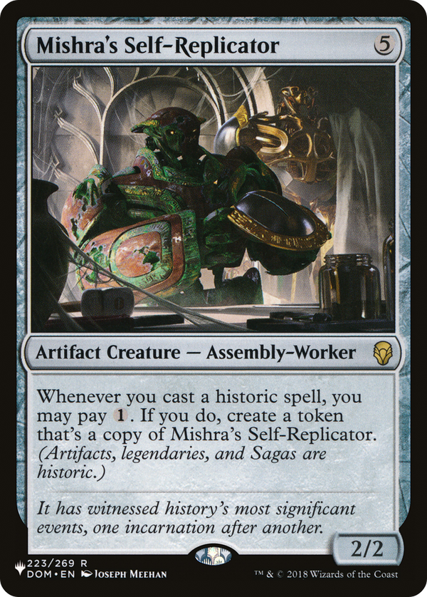 Mishra's Self-Replicator (LIST-DOM-223) - The List