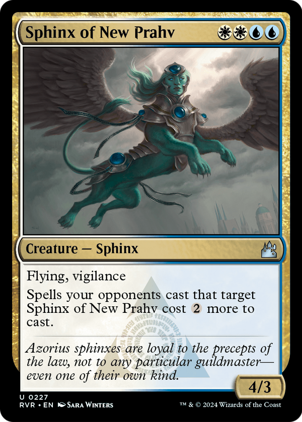 Sphinx of New Prahv (RVR-227) - Ravnica Remastered Foil