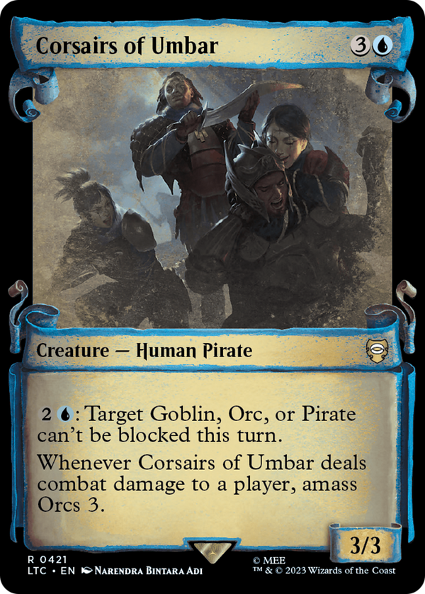 Corsairs of Umbar (Showcase Scrolls) (LTC-421) - Tales of Middle-earth Commander: (Showcase)