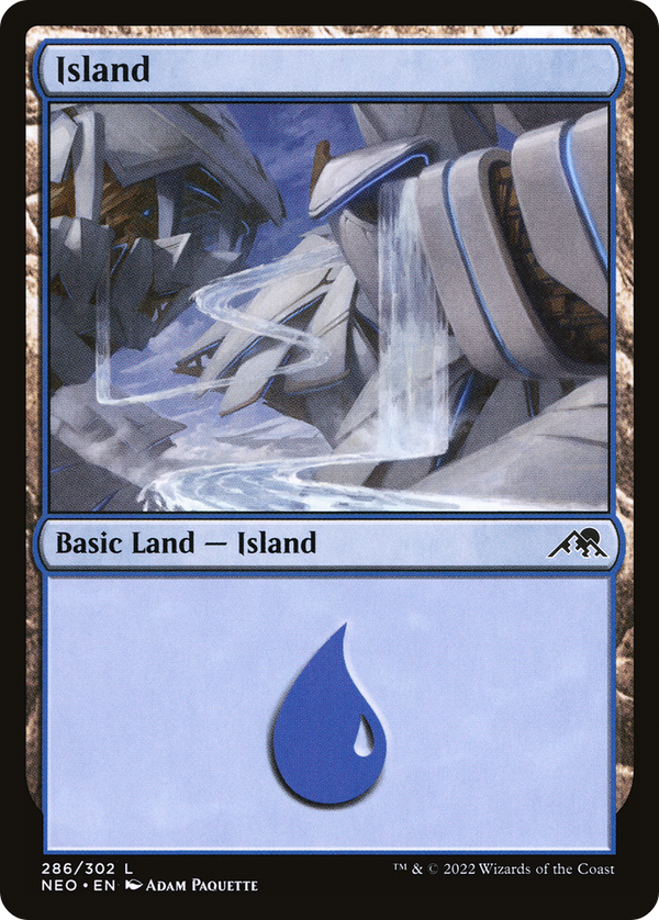 Island (286) (NEO-286) - Kamigawa: Neon Dynasty