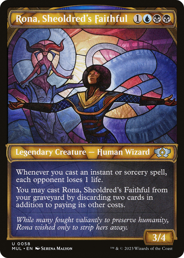 Rona, Sheoldred's Faithful (MUL-058) - Multiverse Legends: (Showcase)