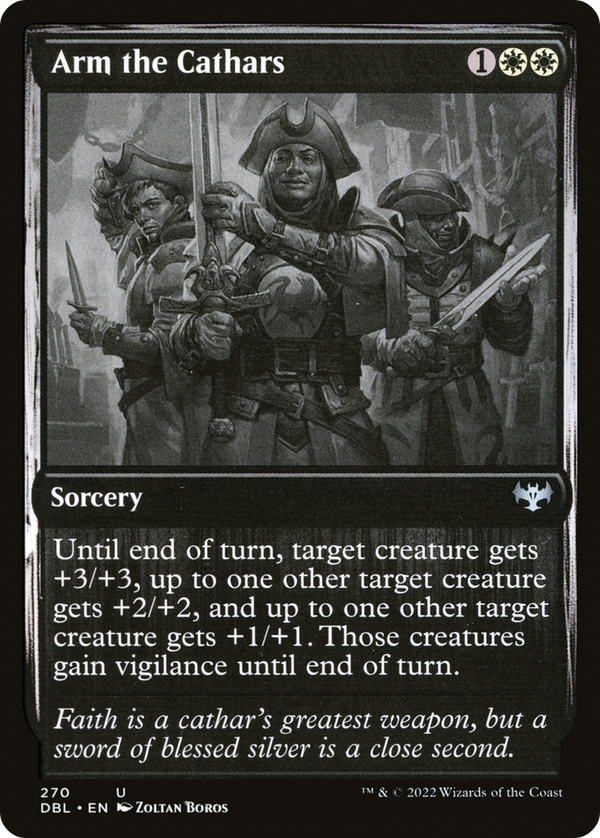 Arm the Cathars (DBL-270) - Innistrad: Double Feature Foil
