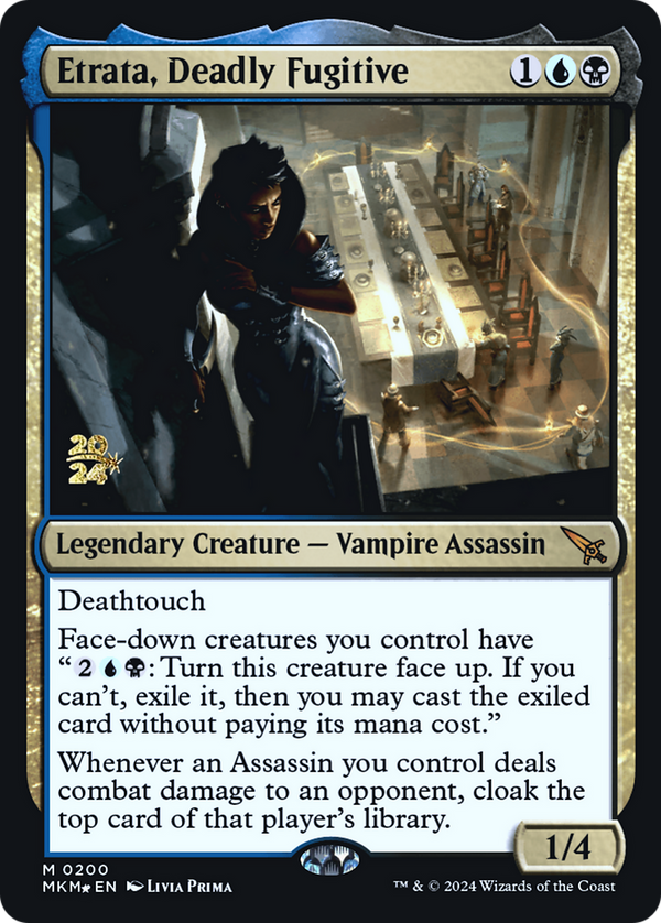 Etrata, Deadly Fugitive (PRE-200) - Murders at Karlov Manor Promos Foil