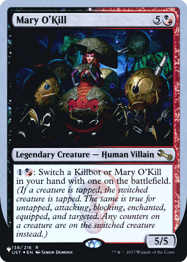 Mary O'Kill (LIST-138/216) - The List (Unfinity Foil Edition) Foil