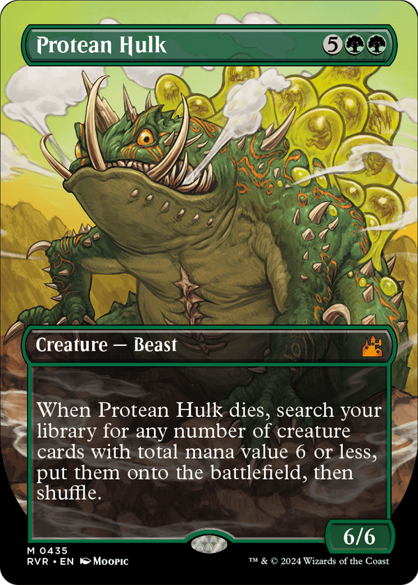 Protean Hulk (Anime Borderless) (RVR-435) - Ravnica Remastered Foil