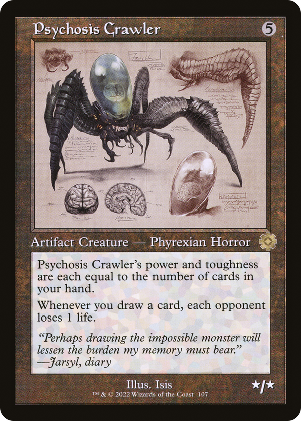 Psychosis Crawler (Schematic) (BRR-107) - The Brothers' War Retro Artifacts