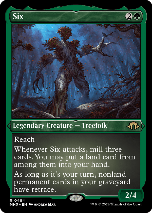 Six (Foil Etched) (MH3-484) - Modern Horizons 3 Foil