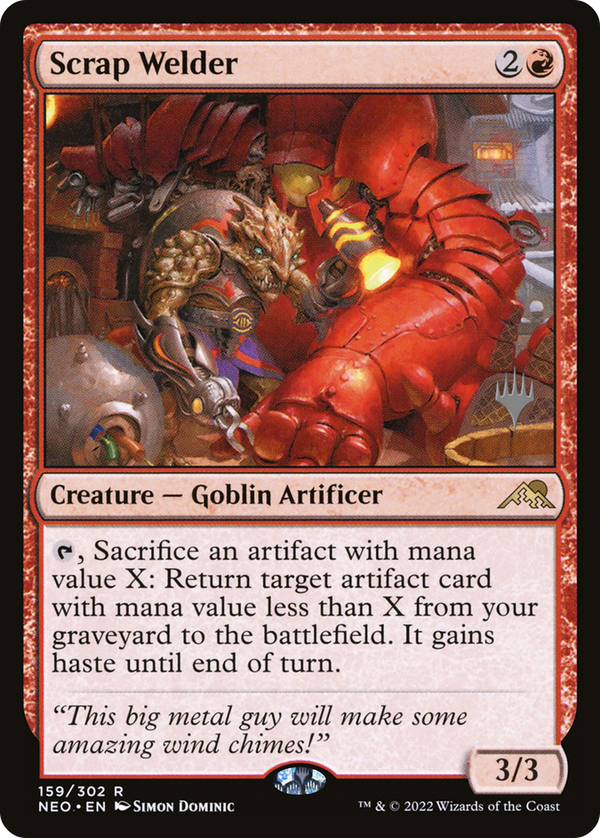 Scrap Welder (PPNEO-159) - Kamigawa: Neon Dynasty Promos